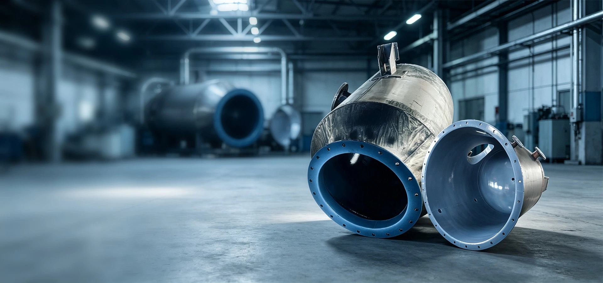 Usine d'équipement doublée de PTFE en Chine