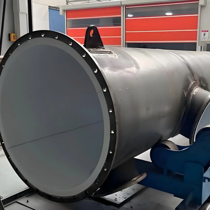 Système de colonne de séparation industrielle doublé de PTFE