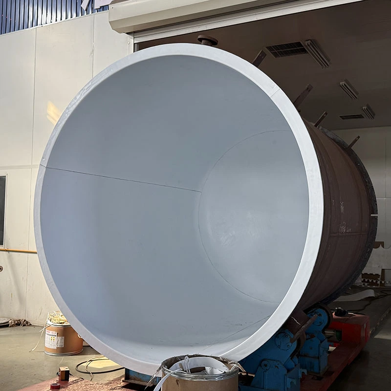 Réacteur revêtu de PTFE pour milieux acides